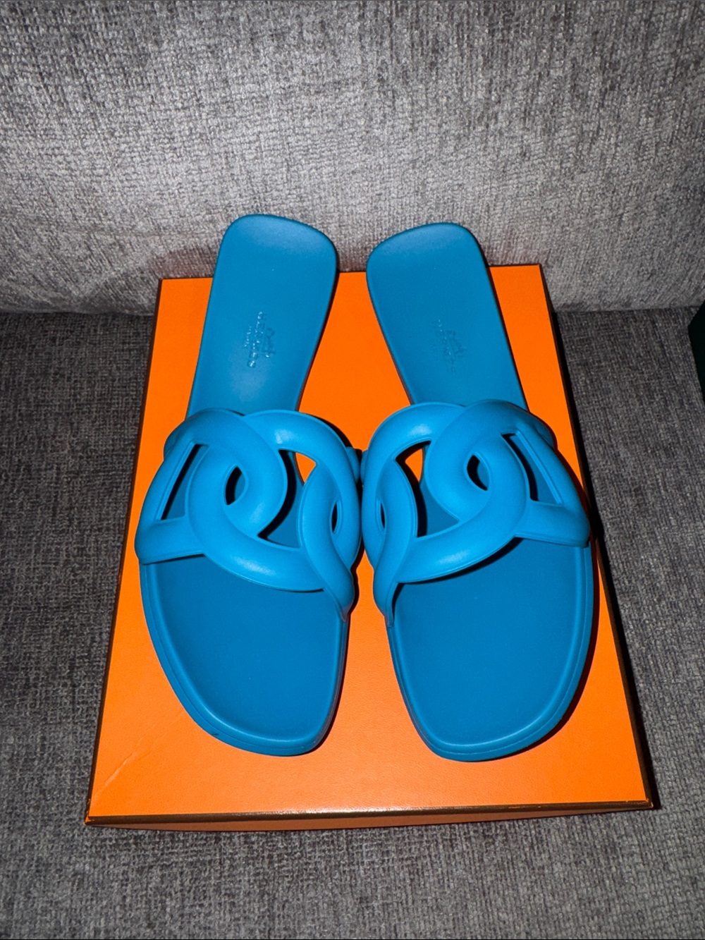 Hermes rubber Aloha sandals